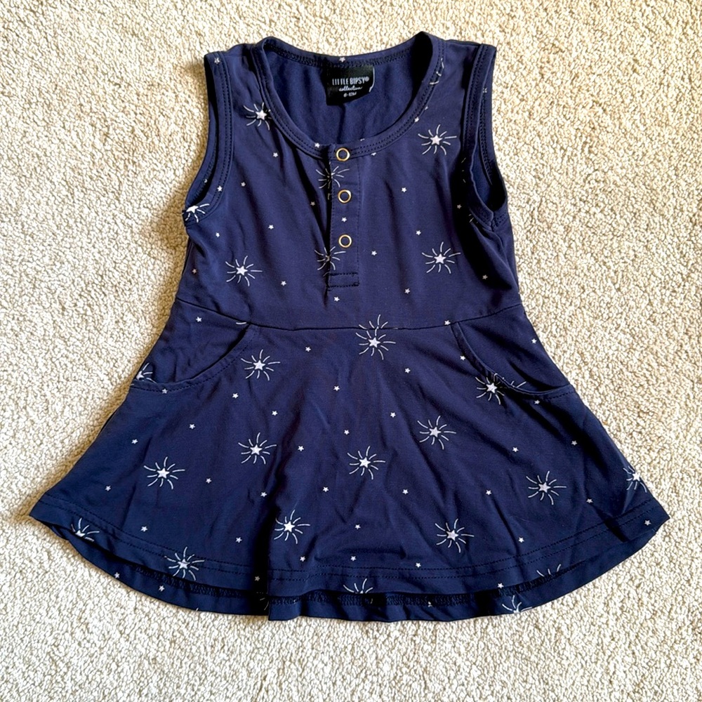 Little Bipsy Fireworks Dress 6-12m